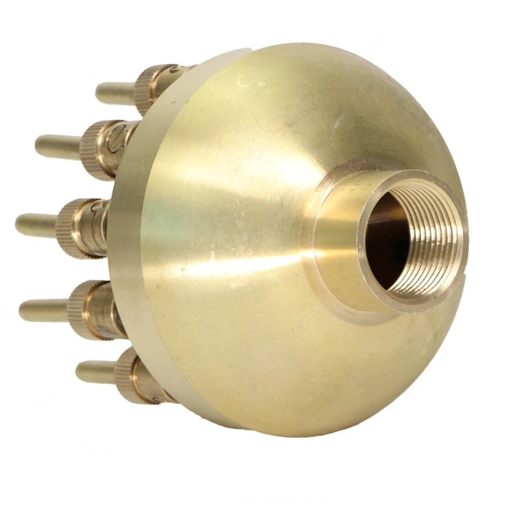 DN25 1 inch Copper Adjustable 3-Layer Flower Nozzle Waterscape Layer Flower Fountain Sprinklers