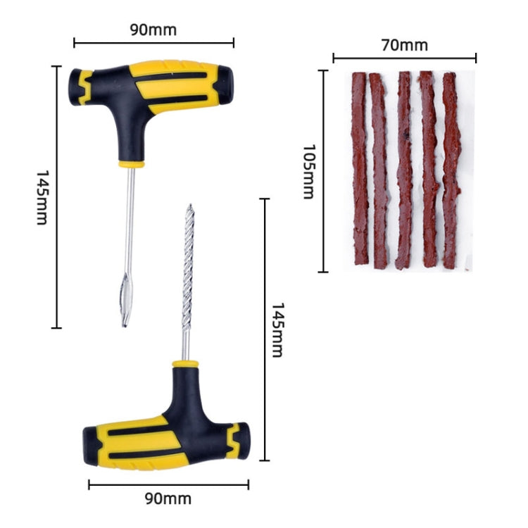 8pcs Automotive Vacuum Tire Repair Tool Car Tire Patching Instrument Set