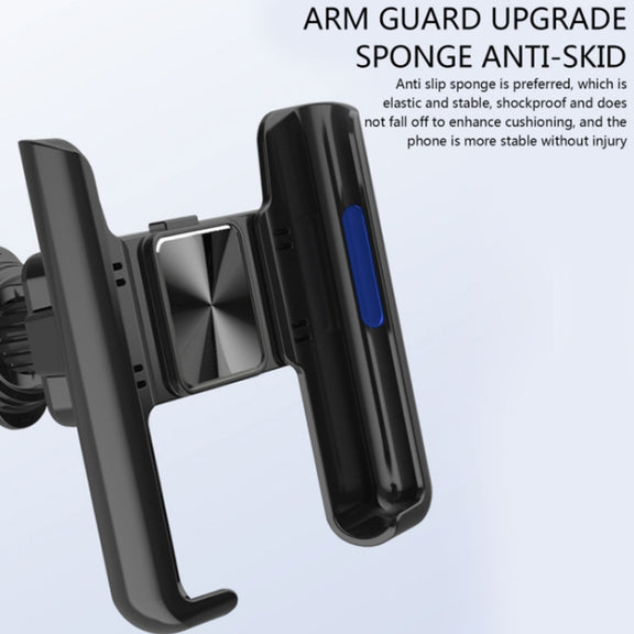 Car Air Outlet Rotatable Snap-on Base Mobile Phone Navigation Bracket(Silver)