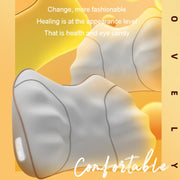 Waist And Back Massager Lumbar Vertebra Car Neck Massage Pillow, Specification: Wired Model Yellow