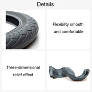For 36cm-40cm Diameter Steering Wheel Car Silicone Protective Cover Wear Resistant Non-Slip Tire Pattern Driving Grip Sleeve(Gray)