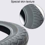 For 36cm-40cm Diameter Steering Wheel Car Silicone Protective Cover Wear Resistant Non-Slip Tire Pattern Driving Grip Sleeve(Black)