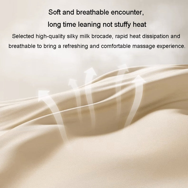 Multi-Function Lumbar Massager Car Cervical Hot Waist Massage Pillow, Specification: Charging Model Yellow