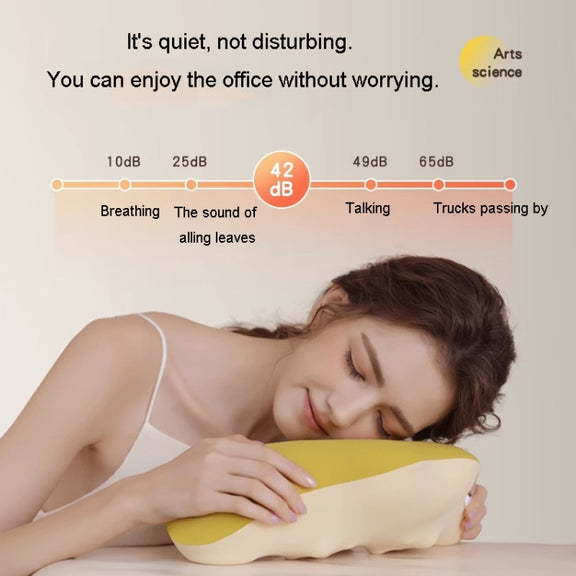 Multi-Function Lumbar Massager Car Cervical Hot Waist Massage Pillow, Specification: Plug-in Model Yellow