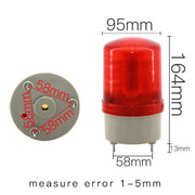 LED Rotating Warning Light Audible Alarm Light(Green)