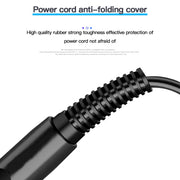 10pcs/ Set 80W Internal Heating Welding Digital Display Soldering Iron Temperature Adjustment Set, Model: Black EU Plug