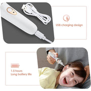 Luminous Upgraded LED Electric Ear Scoop Children Ear Cleaning Tool Set(White)
