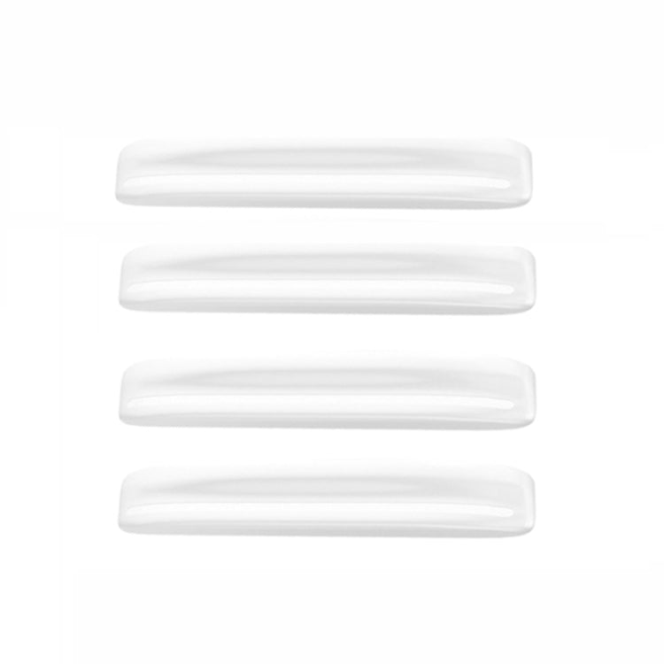 4pcs/set Car Rearview Mirror Body ABS Anti-collision Strip(Pearl White)