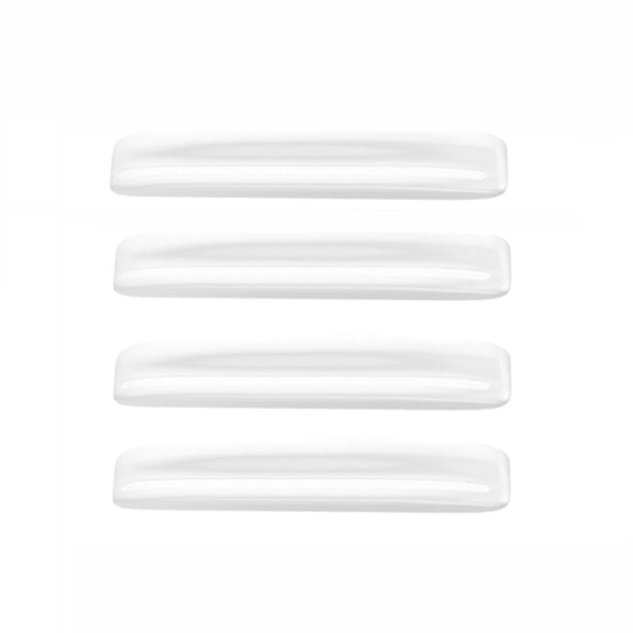 4pcs/set Car Rearview Mirror Body ABS Anti-collision Strip(Pearl White)