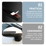 4pcs/set Car Rearview Mirror Body ABS Anti-collision Strip(Pearl White)