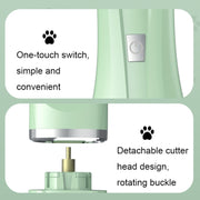 Multifunctional Pet Electric Shaver Cat And Dog Hair Clipper, Color: 2-in-1 White