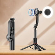 L20 Magnetic Bluetooth Selfie Stick Phone Holder Desktop Tripod With D07 Fill Light