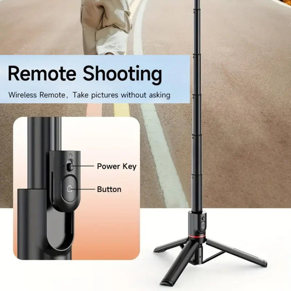 L20 Magnetic Bluetooth Selfie Stick Phone Holder Desktop Tripod With D07 Fill Light
