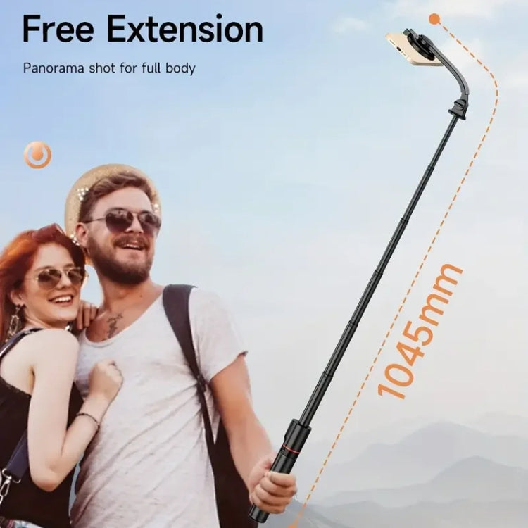 L20 Magnetic Bluetooth Selfie Stick Phone Holder Desktop Tripod With D07 Fill Light