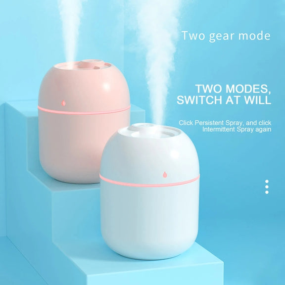USB Plug-in Car Household Air Purification Water Drop Humidifier Large Capacity Sprayer(Green)