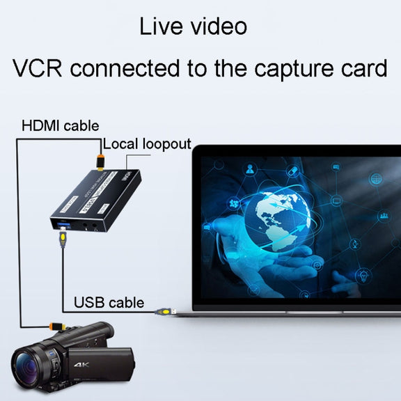 JINGHUA Z812 USB To HDMI Video Capture Card Live Game Recording Device