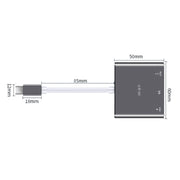 JINGHUA Z321 Multifunctional HUB Docking Station Converter, Interface: Type-C To HDMI+PD+USB