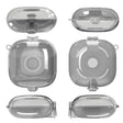 For Beats Fit Pro Transparent PC Hard Shell Earphone Protective Case with Lanyard(Transparent) - Other Case by PMC Jewellery | Online Shopping South Africa | PMC Jewellery | Buy Now Pay Later Mobicred