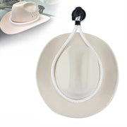Car Cowboy Hat Rack Home Door Rear Hat Hook Holder, Color: White