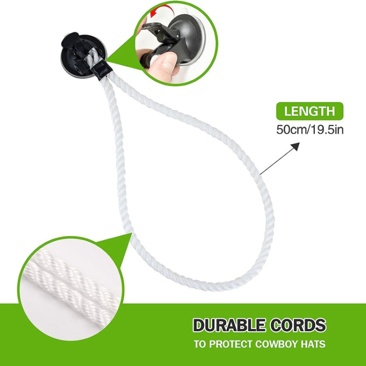 Car Cowboy Hat Rack Home Door Rear Hat Hook Holder, Color: Gray