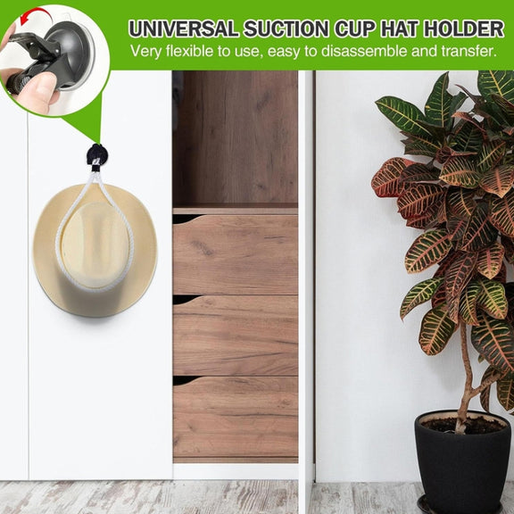 Car Cowboy Hat Rack Home Door Rear Hat Hook Holder, Color: Gray