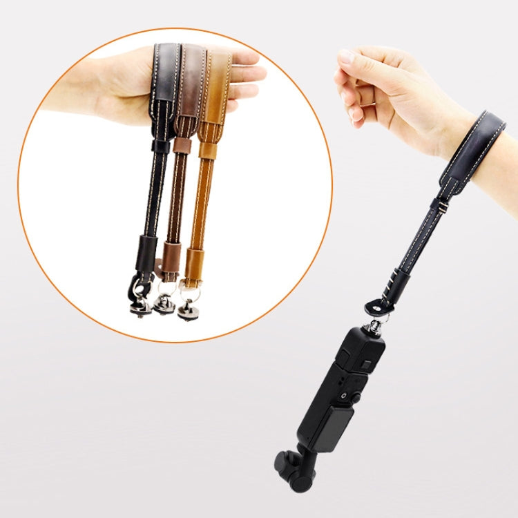 Camera Gimbal Hand Strap Handheld Stabilizer Accessories Wrist Strap For DJI OSMO Pocket 3 / OM 3 / OM 4 / OM 5 / OM 6(Brown)