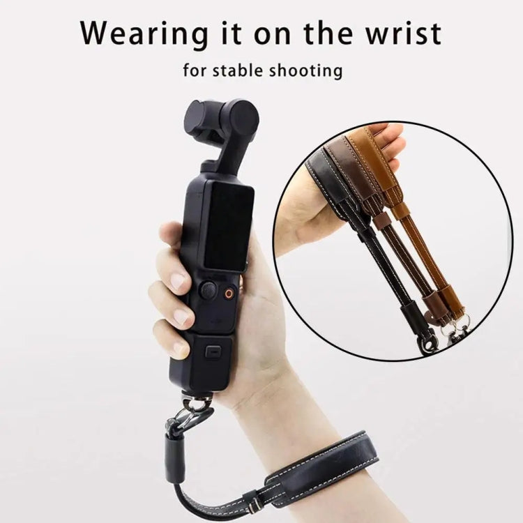 Camera Gimbal Hand Strap Handheld Stabilizer Accessories Wrist Strap For DJI OSMO Pocket 3 / OM 3 / OM 4 / OM 5 / OM 6(Black)