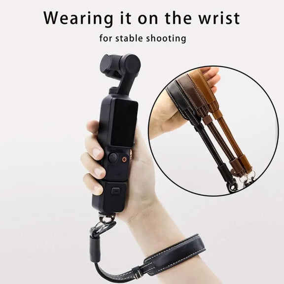 Camera Gimbal Hand Strap Handheld Stabilizer Accessories Wrist Strap For DJI OSMO Pocket 3 / OM 3 / OM 4 / OM 5 / OM 6(Black)