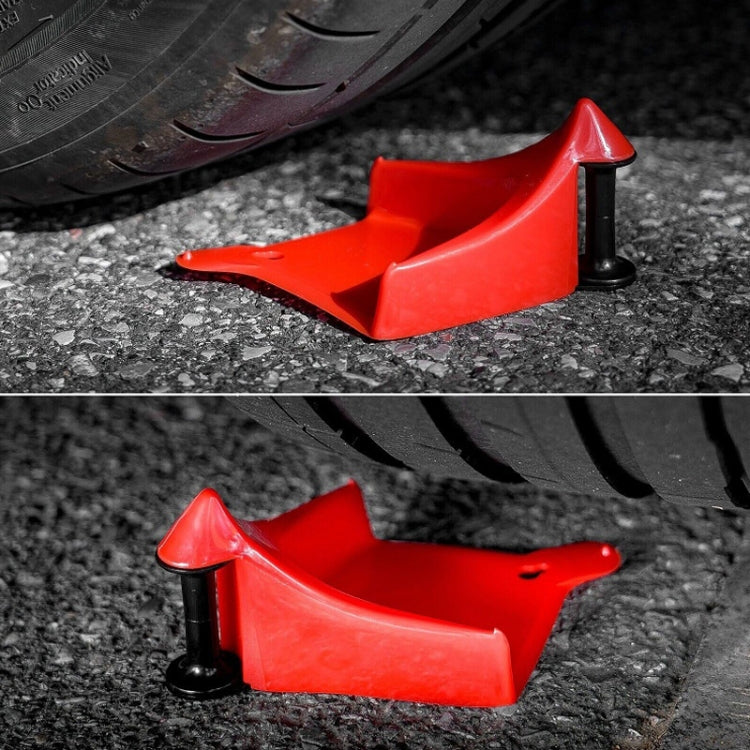 Portable Practical Tire Winder for Cars Beauty Cleaning Tools(Red)