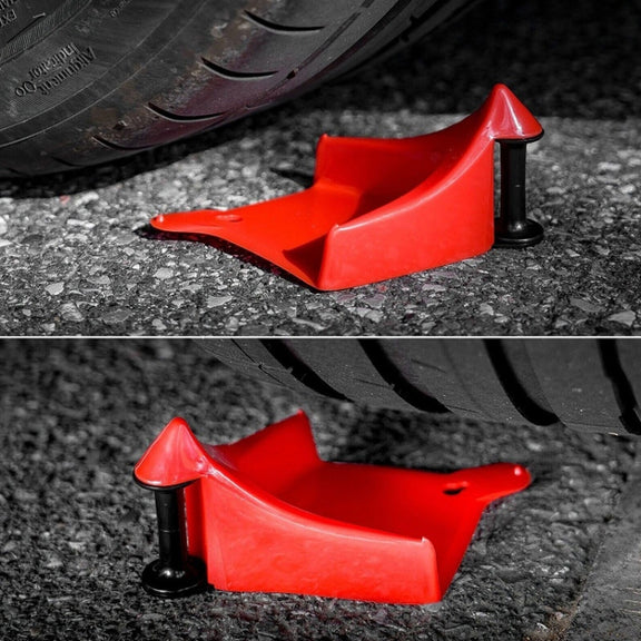 Portable Practical Tire Winder for Cars Beauty Cleaning Tools(Red)
