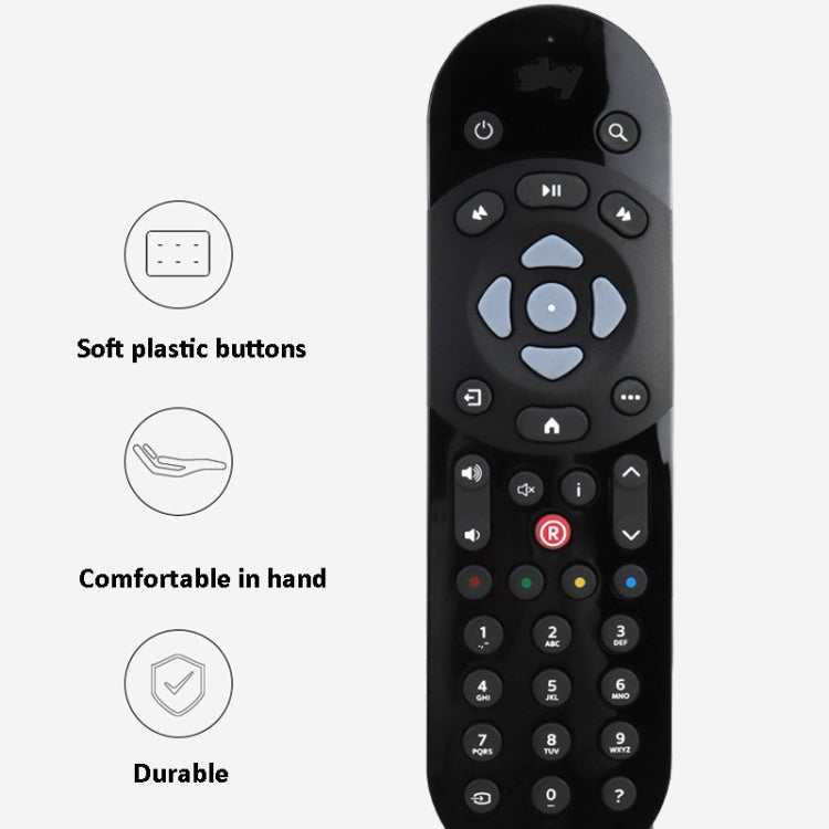 For SKY Q Television English Set-top Box Infrared Remote Control(Black)