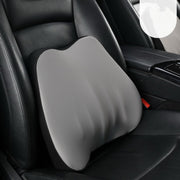 Car Memory Foam Neck Pillow Car Neck Rest Silk Pillow Car Seat Cervical Cushion, Style: Lumbar Pad Gray