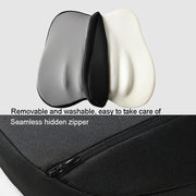 Car Memory Foam Neck Pillow Car Neck Rest Silk Pillow Car Seat Cervical Cushion, Style: Headrest Coffee