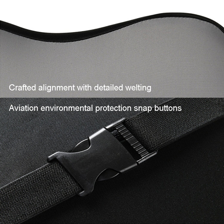 Car Memory Foam Neck Pillow Car Neck Rest Silk Pillow Car Seat Cervical Cushion, Style: Headrest Gray