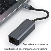 JINGHUA Gigabit LAN Converter For Computer External Driverless Network Card, Specification: USB3.0 Single Port