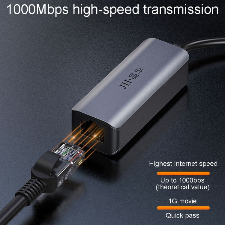 JINGHUA Gigabit LAN Converter For Computer External Driverless Network Card, Specification: USB3.0 Single Port