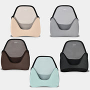 LINXICP 3 In 1 Car Seat Lumbar Cushion Summer Special Memory Foam Breathable Car Back Pad(Gray)