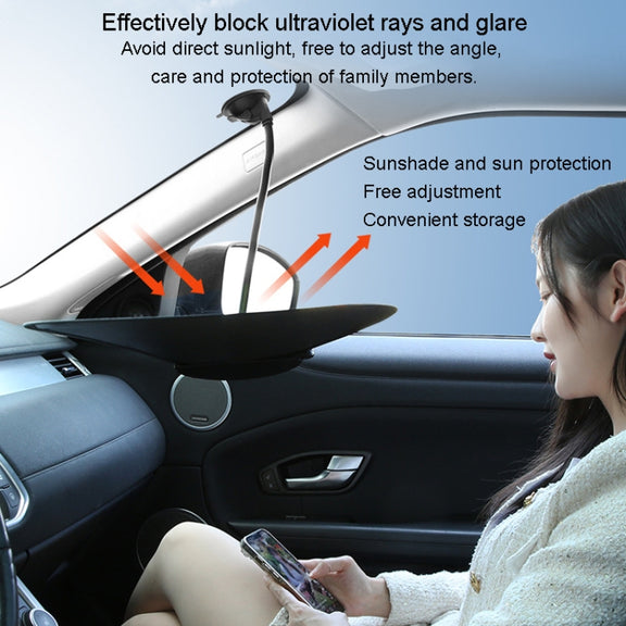 Car All Round Window Sunshade Adjustable Sunscreen Heat Insulation Sun Shade(Classic Black)