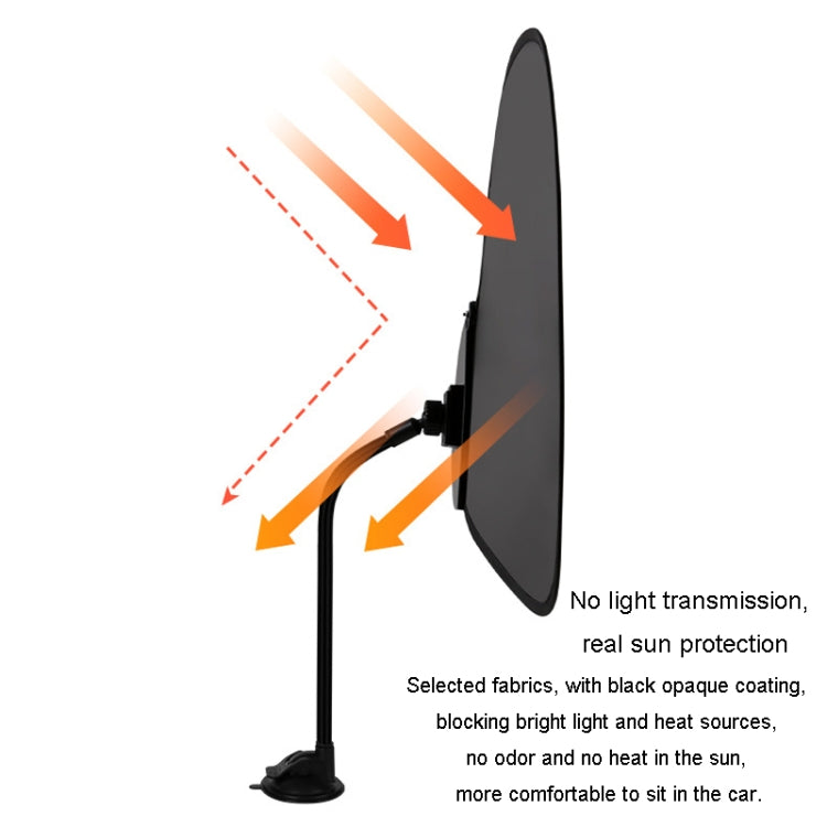 Car All Round Window Sunshade Adjustable Sunscreen Heat Insulation Sun Shade(Classic Black)