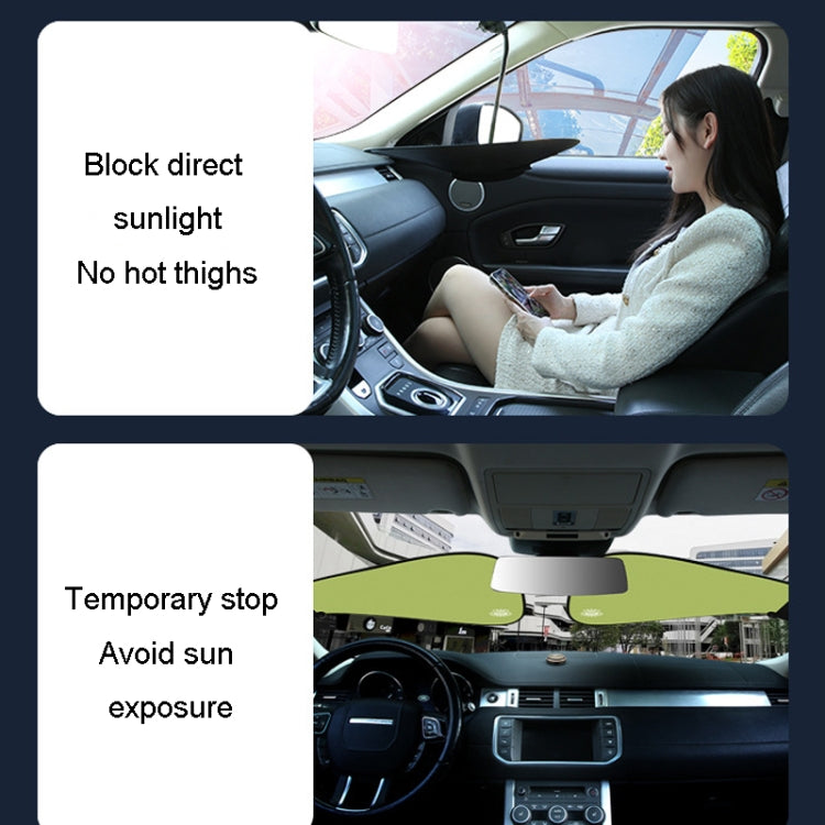 Car All Round Window Sunshade Adjustable Sunscreen Heat Insulation Sun Shade(Fresh Green)