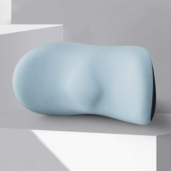 Car Cushion Driving Seat Cervical Support Backrest Pillow, Style: Waist Pad Blue
