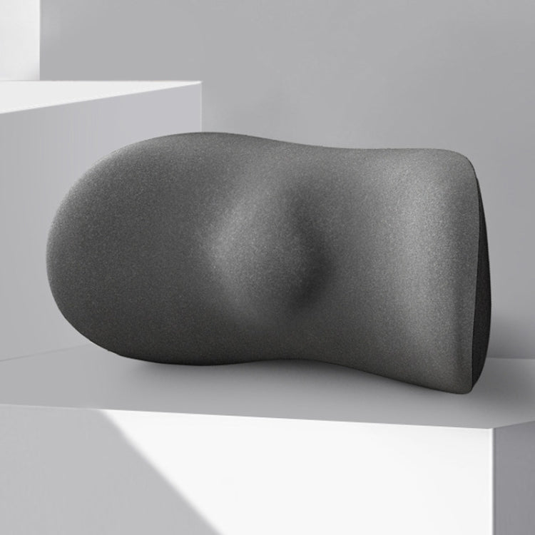 Car Cushion Driving Seat Cervical Support Backrest Pillow, Style: Waist Pad Gray