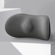 Car Cushion Driving Seat Cervical Support Backrest Pillow, Style: Waist Pad Gray
