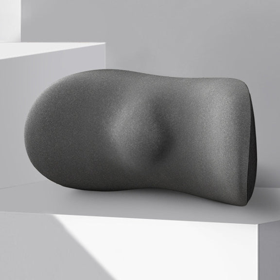Car Cushion Driving Seat Cervical Support Backrest Pillow, Style: Waist Pad Gray