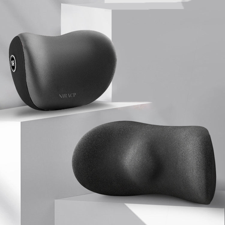 Car Cushion Driving Seat Cervical Support Backrest Pillow, Style: Headrest + Waist Pad Black