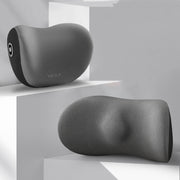 Car Cushion Driving Seat Cervical Support Backrest Pillow, Style: Headrest + Waist Pad Gray