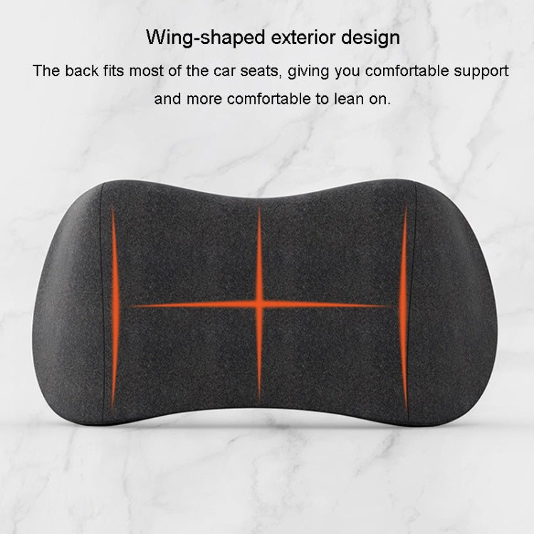 Car Cushion Driving Seat Cervical Support Backrest Pillow, Style: Headrest + Waist Pad Gray