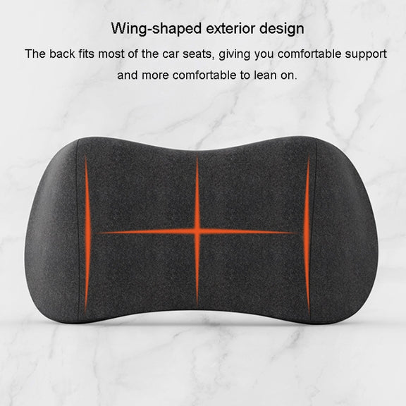 Car Cushion Driving Seat Cervical Support Backrest Pillow, Style: Headrest + Waist Pad Gray
