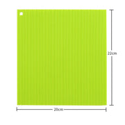 Silicone Sushi Curtain Hand Roll Mold Double-sided Kimbap Tool(Green)