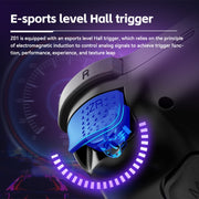 Z01 Wireless Gaming Vortex Dual Hall Body Grip For Switch / PS3 / PS4 / Adroid / IOS(black)